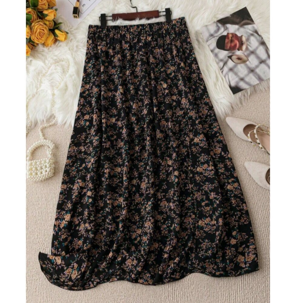 Franclia Plus Floral Print Skirt 4X